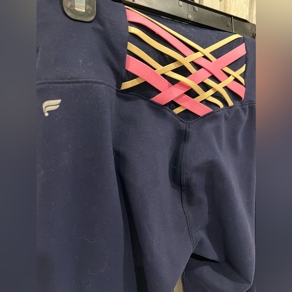 Fabletics Boost PowerHold High-Waisted 7/8 Legging Navy - Picture 5 of 10